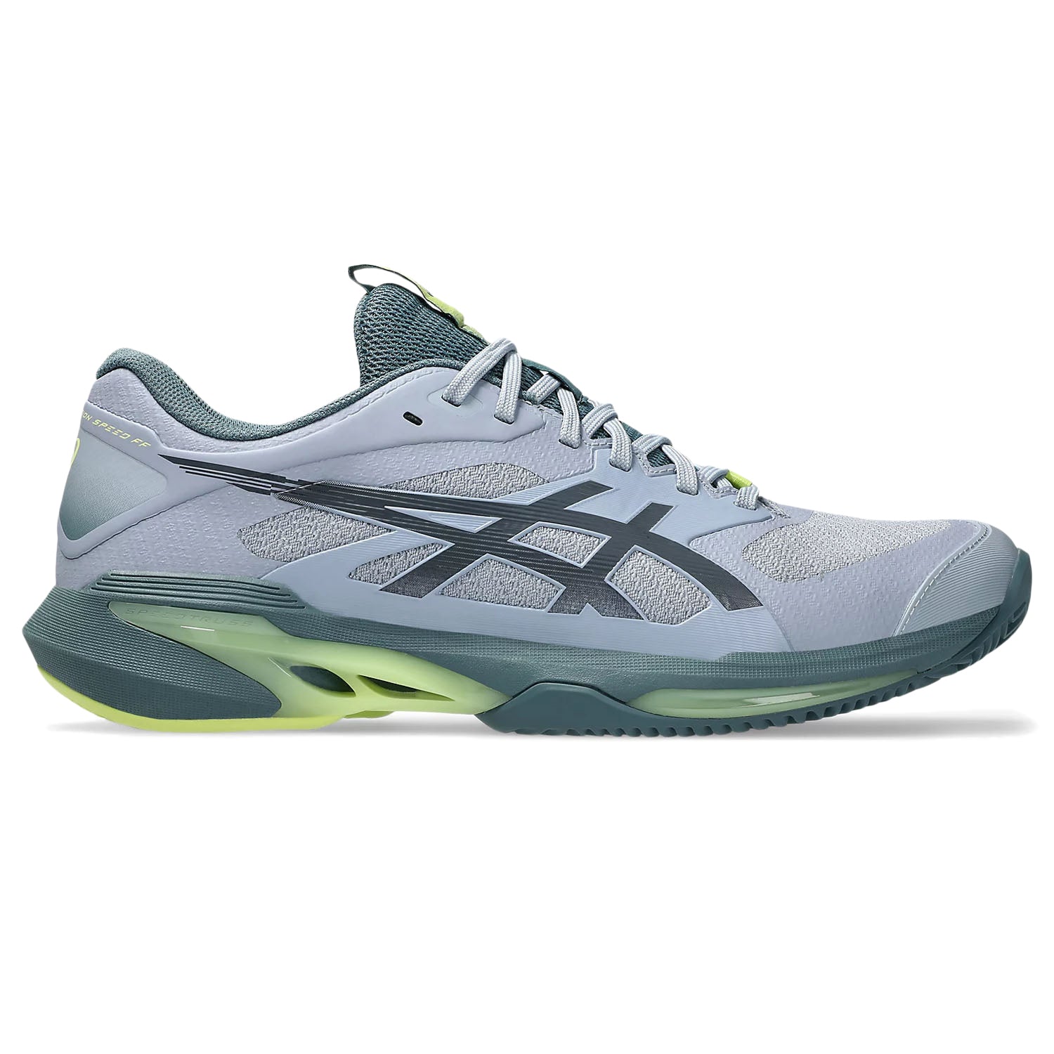 Asics Solution Speed FF 4 Clay Tennis Shoes in Blue Color