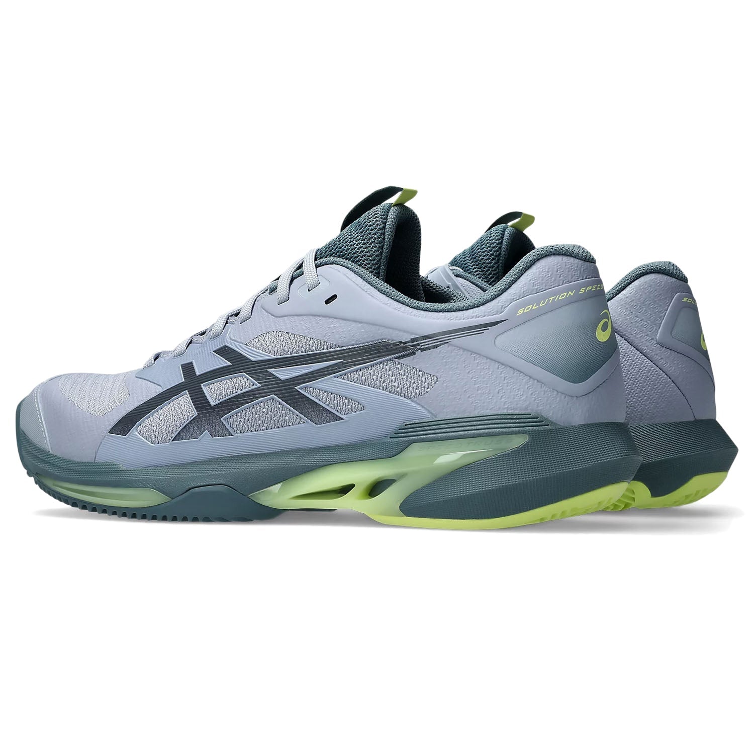 Asics Solution Speed FF 4 Clay Tennis Shoes in Blue Color