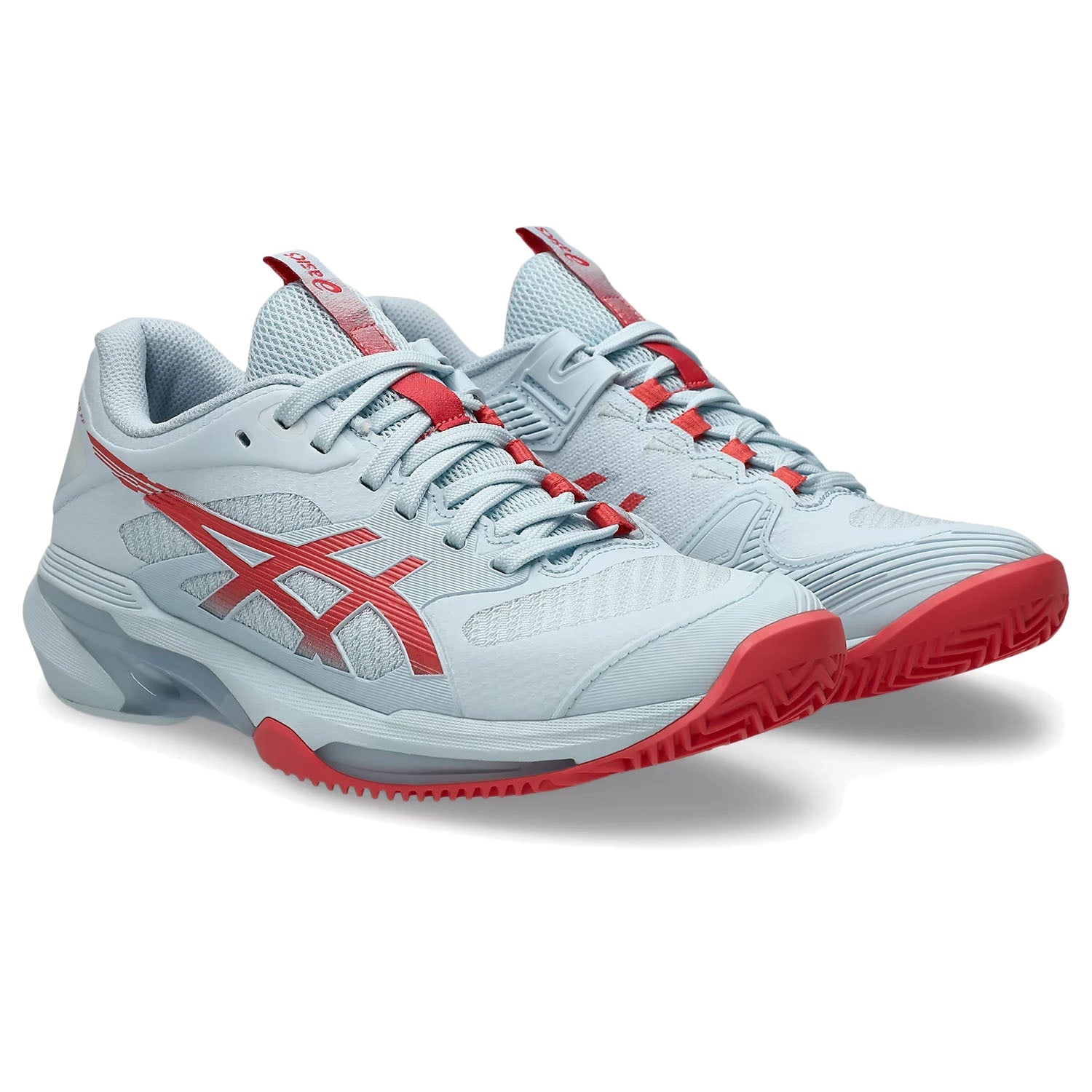 Asics Solution Speed FF 4 Clay Tennis Shoes in Blue Color