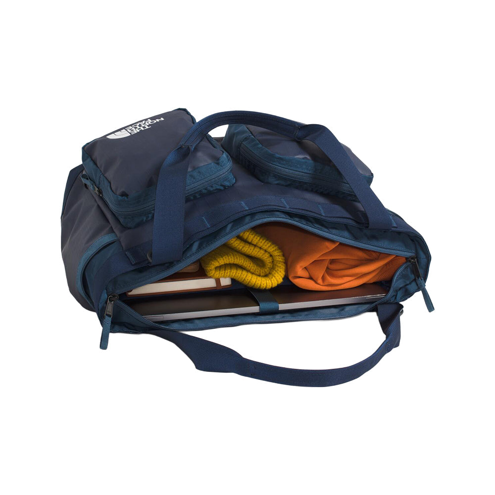 The North Face Base Camp Voyager Tote Bags in Blue Color