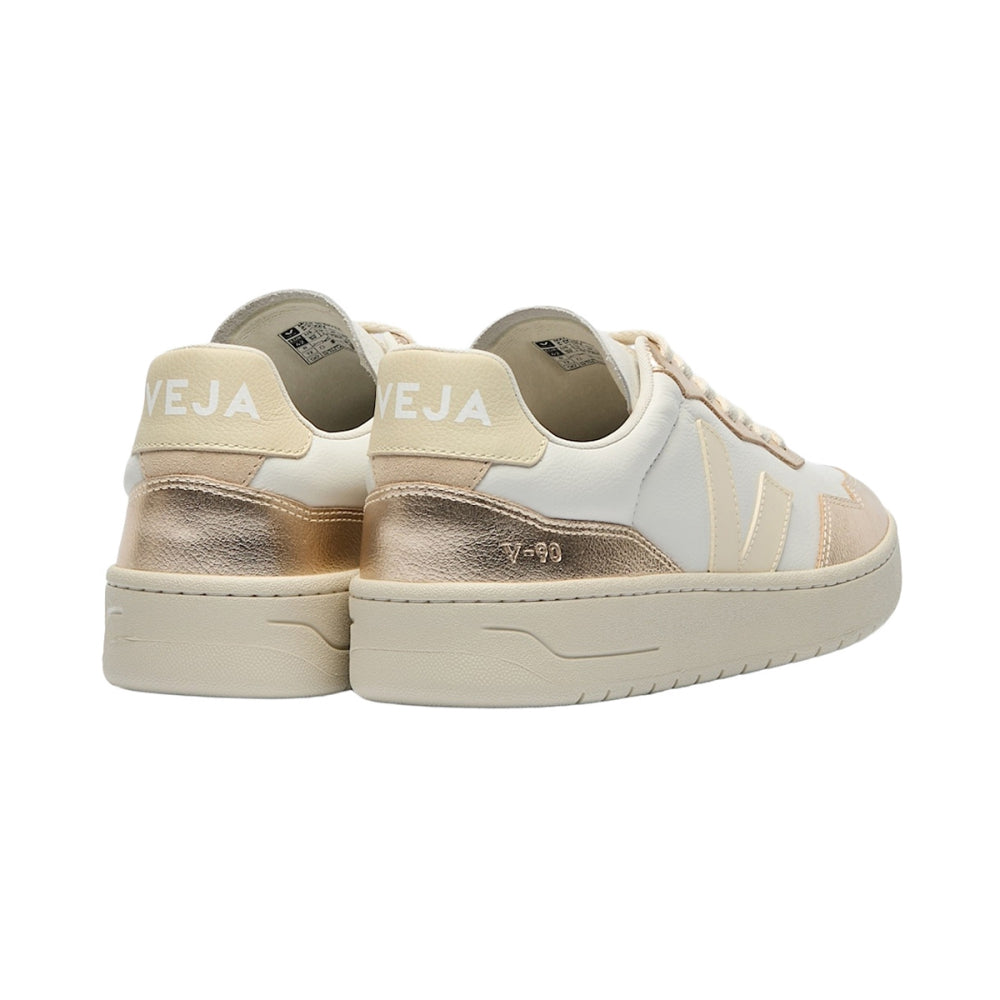 Veja V-90 Sneakers in White Color