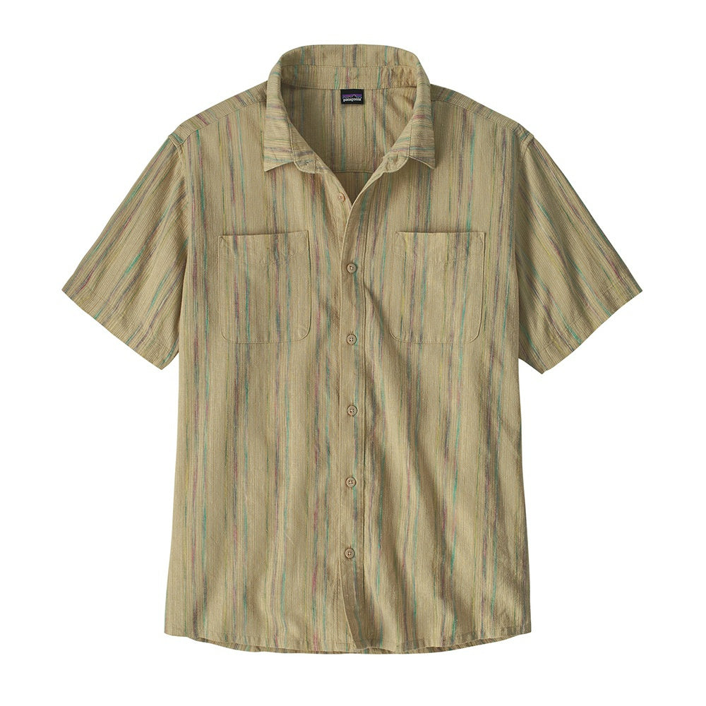 Patagonia M'S Back Step Shirt Tops in Grey Color