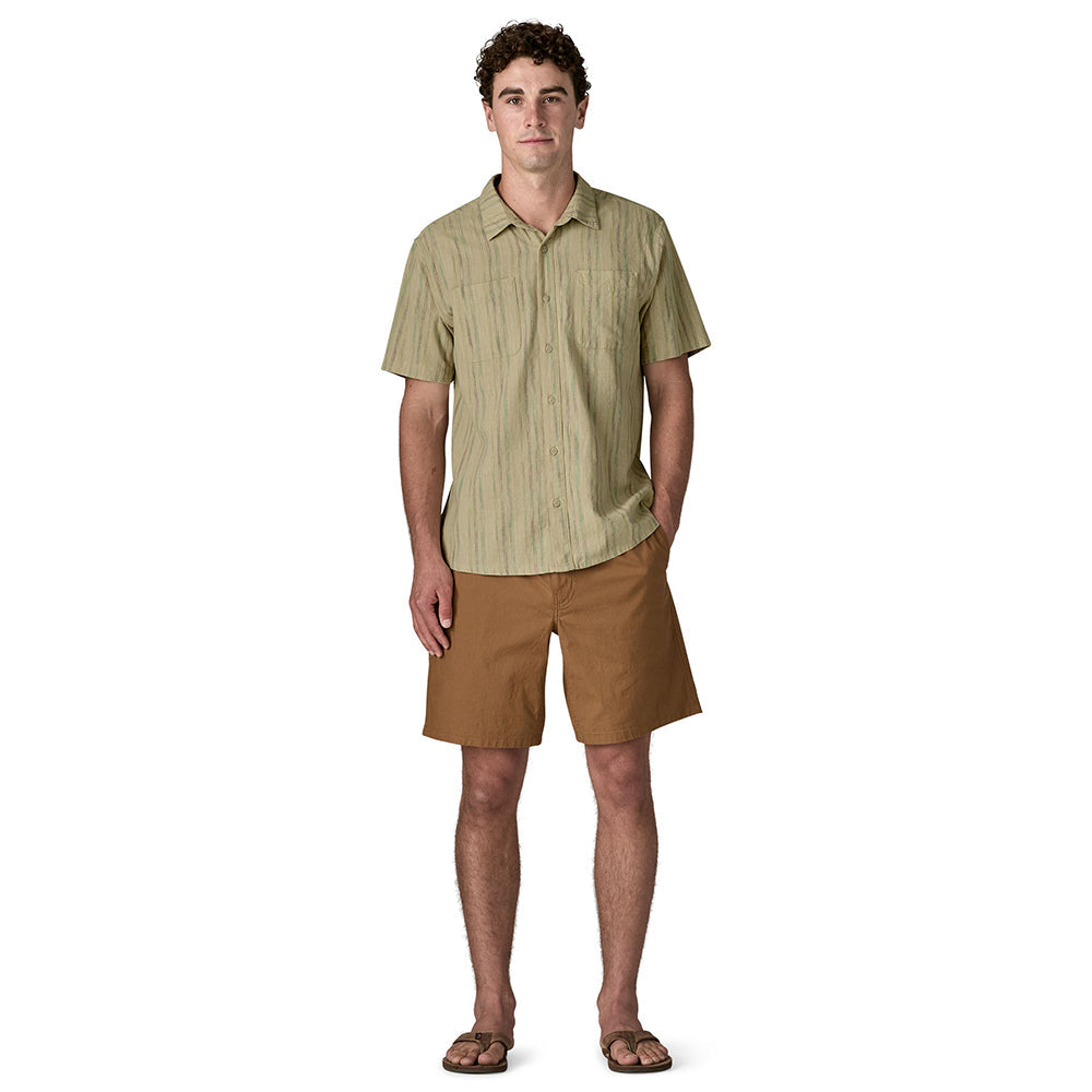 Patagonia M'S Back Step Shirt Tops in Grey Color