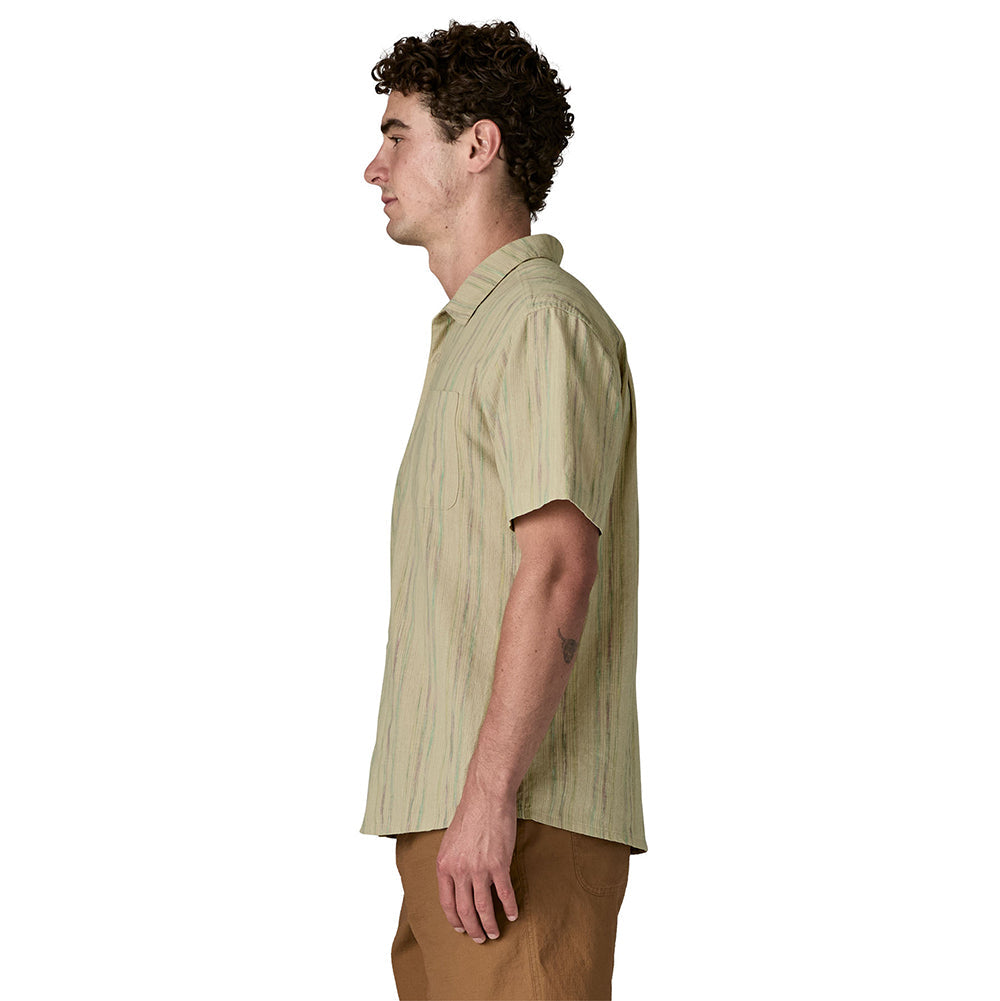 Patagonia M'S Back Step Shirt Tops in Grey Color