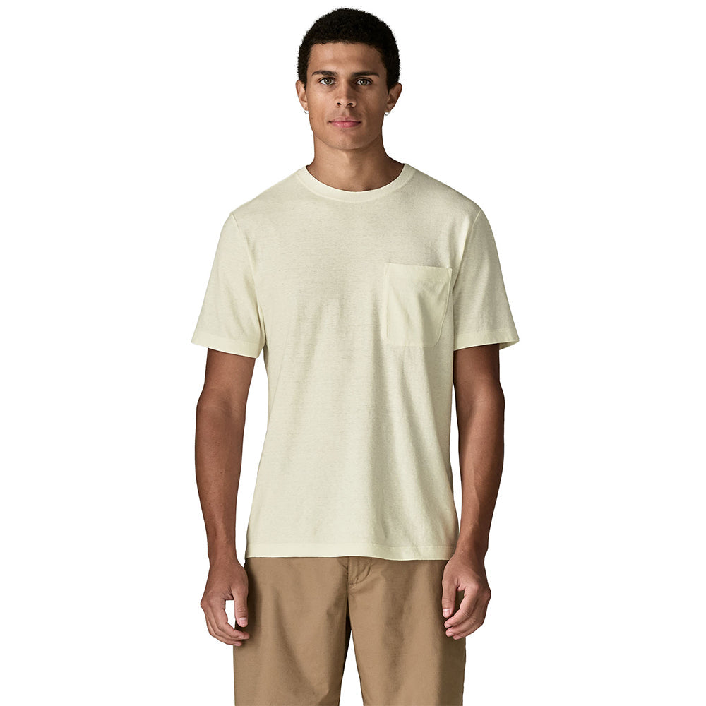 Patagonia M'S Trail Harbor Pocket Tops in White Color