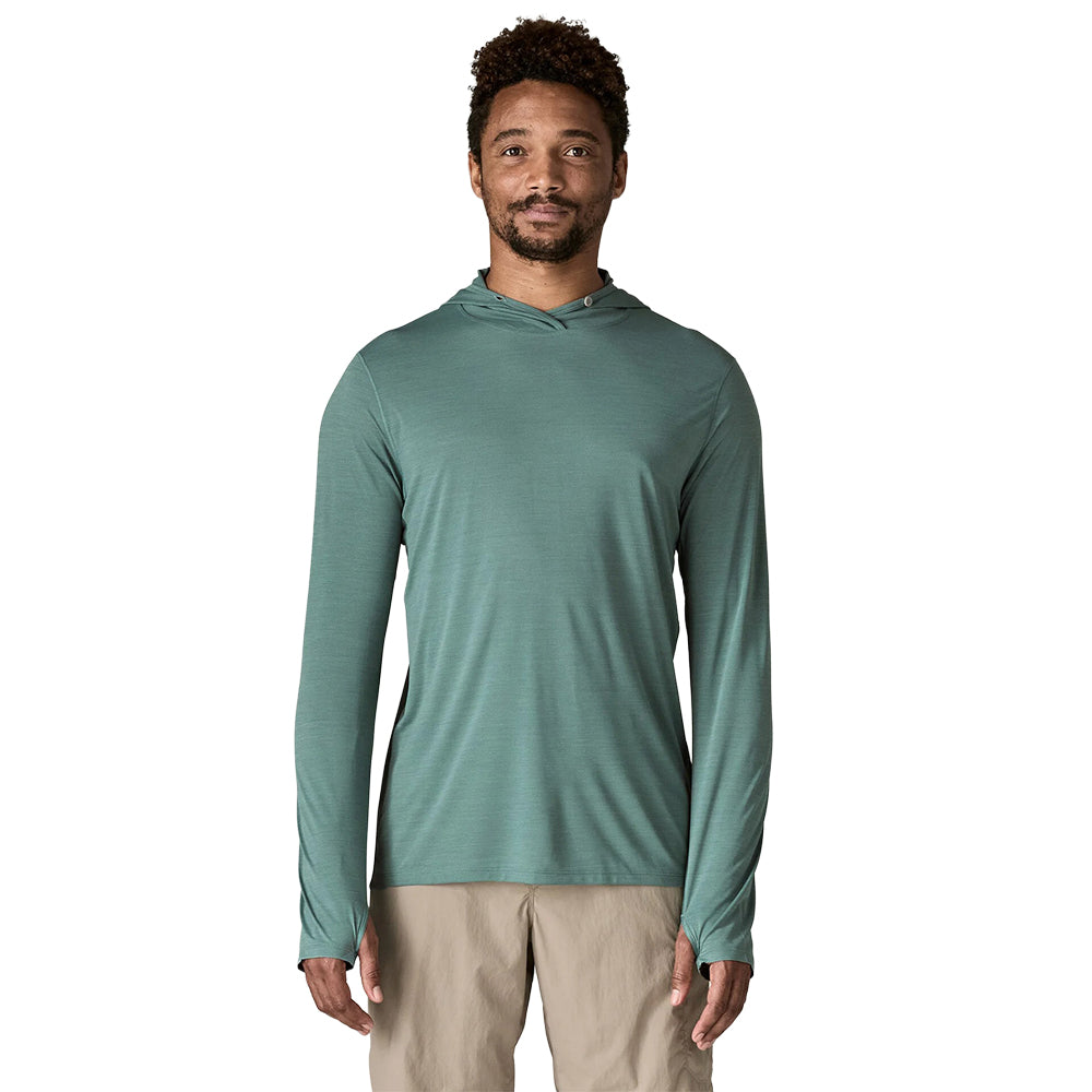 Patagonia M'S Cap Cool Ultra Hoody Pullover in Blue Color