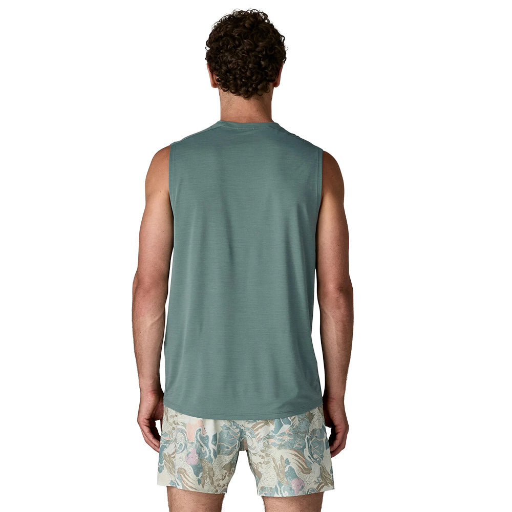 Patagonia M'S Cap Cool Ultra Tank Tops in Blue Color
