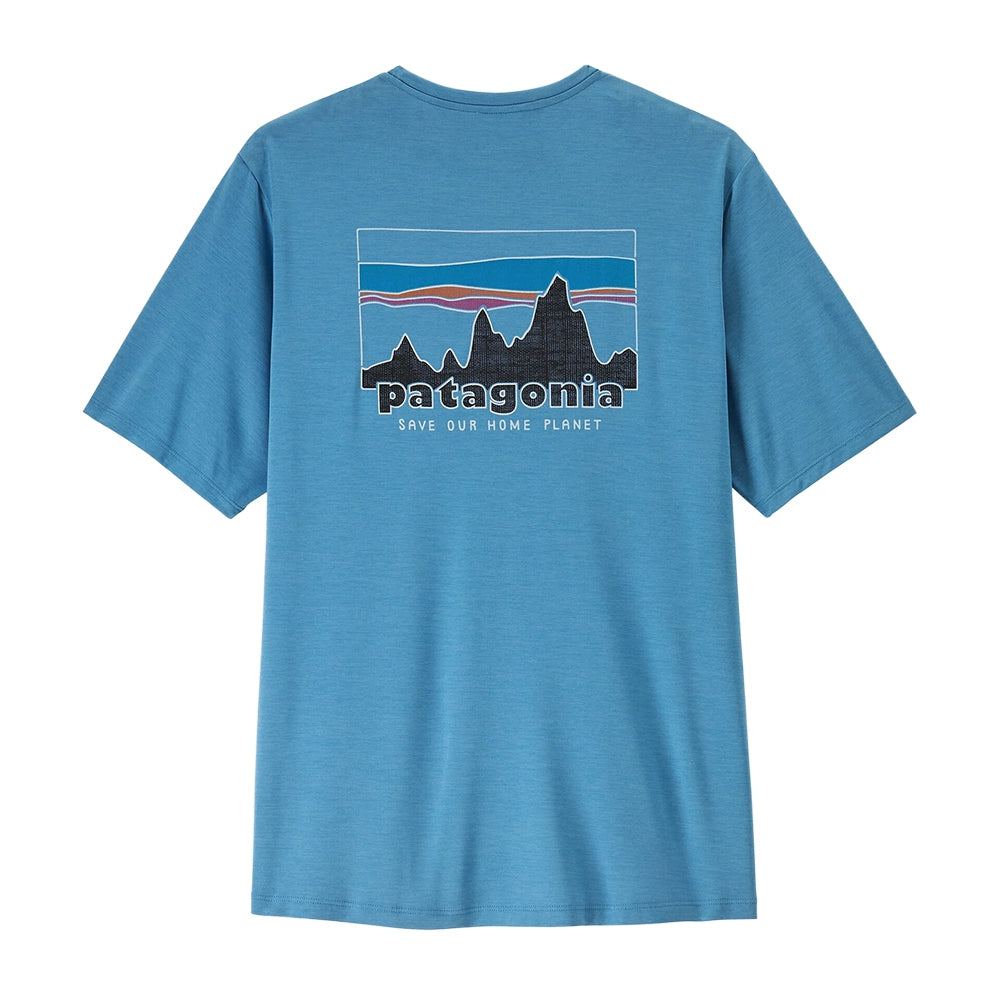 Patagonia M'S capilene cool daily Shirt Tops in Blue Color