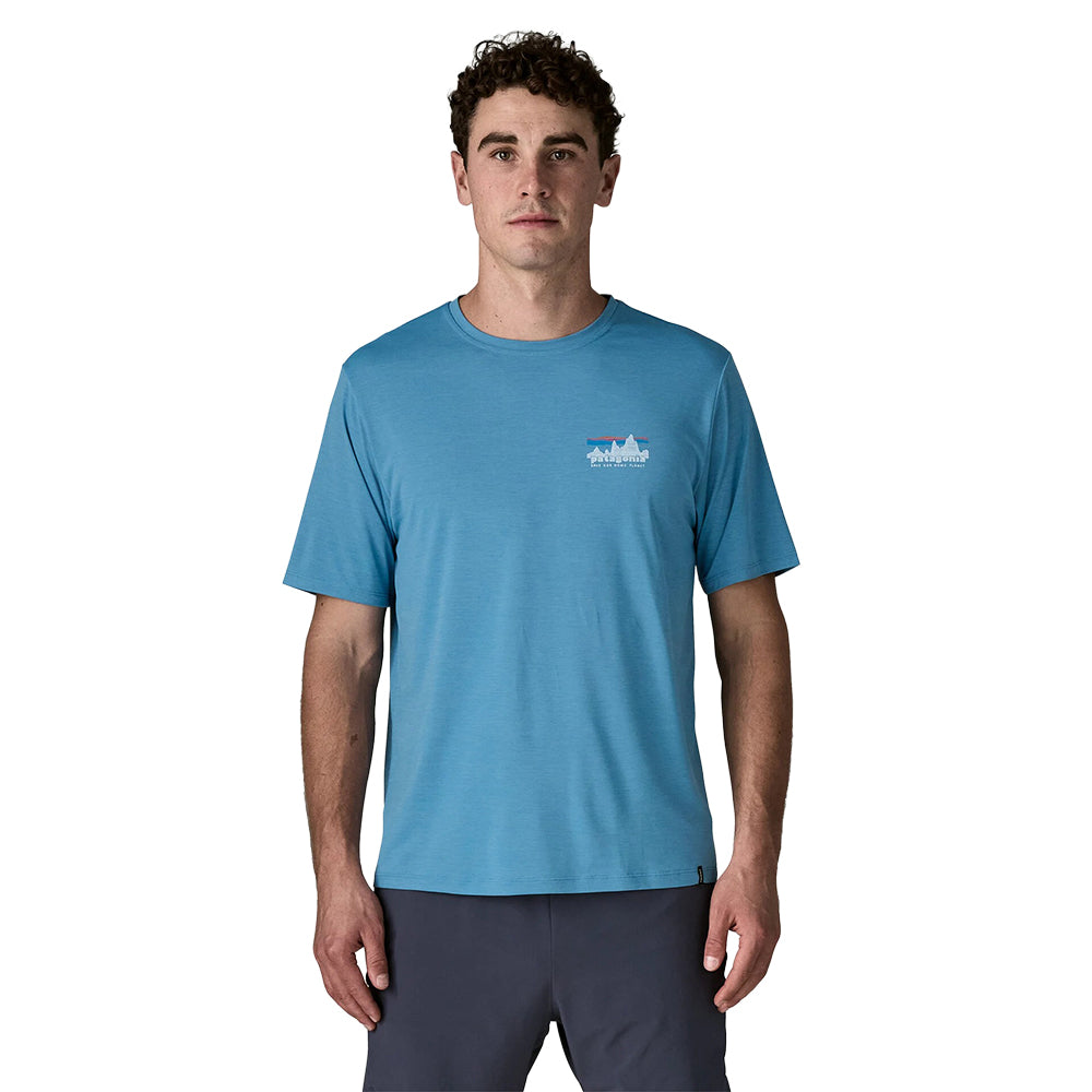 Patagonia M'S capilene cool daily Shirt Tops in Blue Color