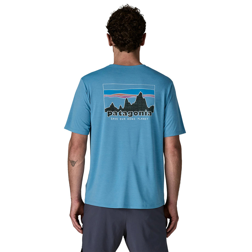 Patagonia M'S capilene cool daily Shirt Tops in Blue Color