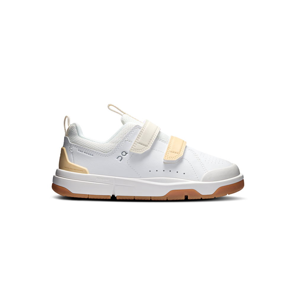 On The Roger Kids Tennis Shoes in White Color