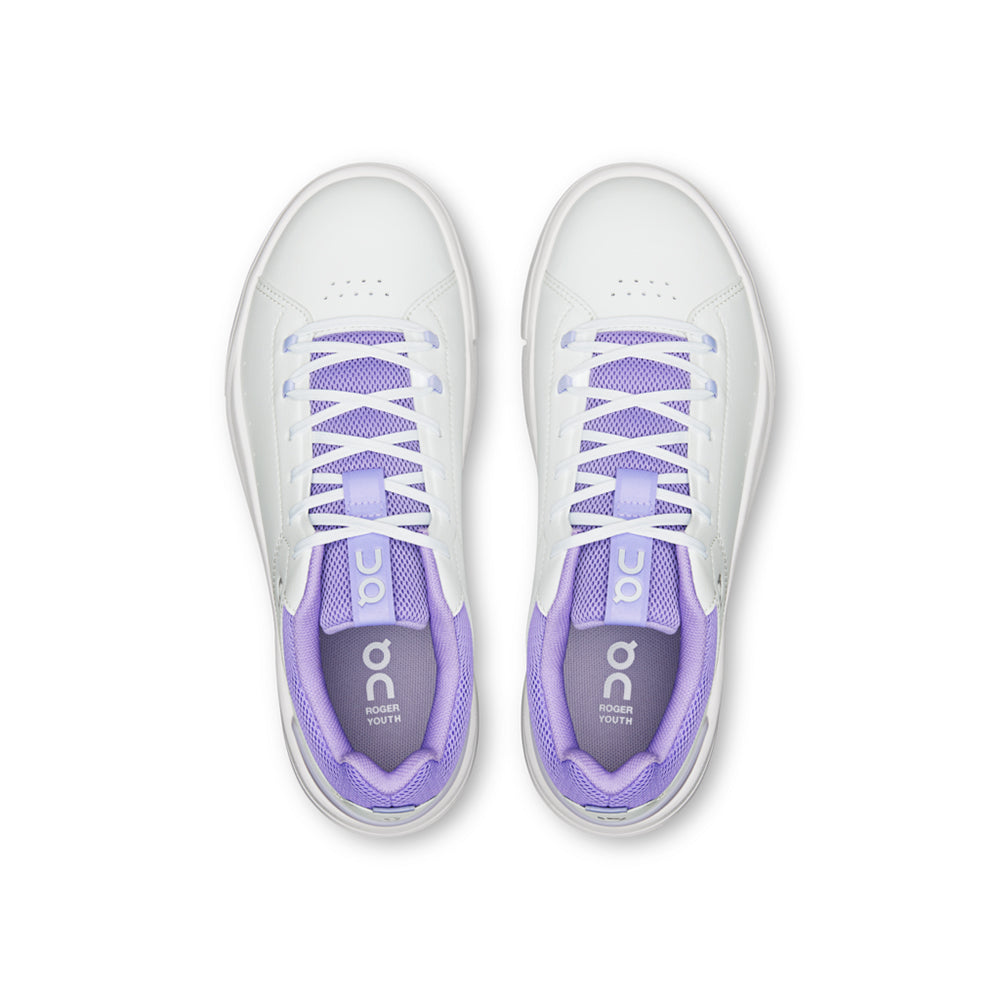 On The Roger Kids Sneakers in White Color