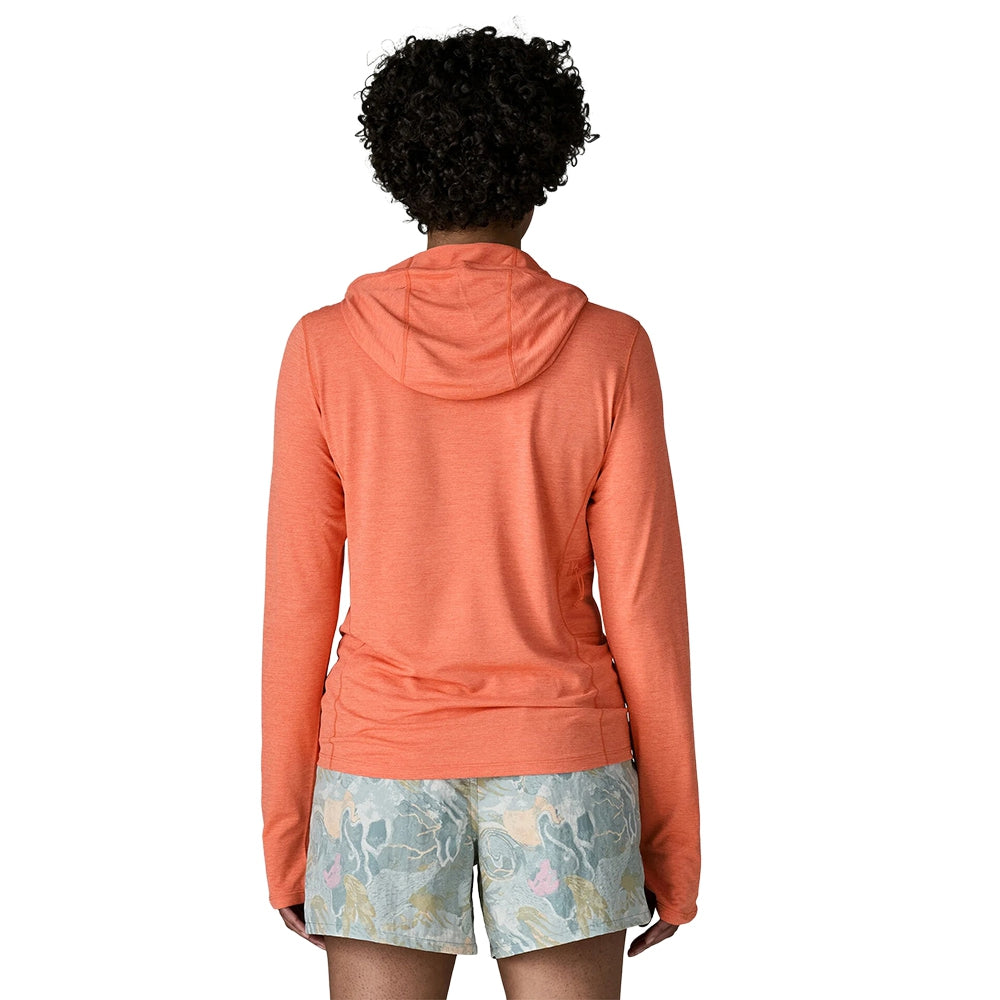 Patagonia W'S Cap Cool Sun Hoody Pullover in Pink Color