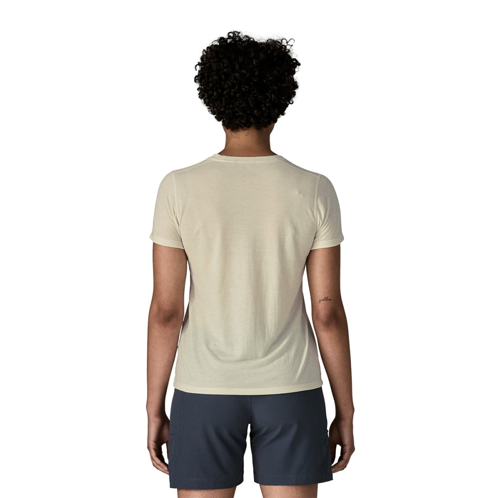 Patagonia W'S Cap Cool Trail Shirt Tops in White Color