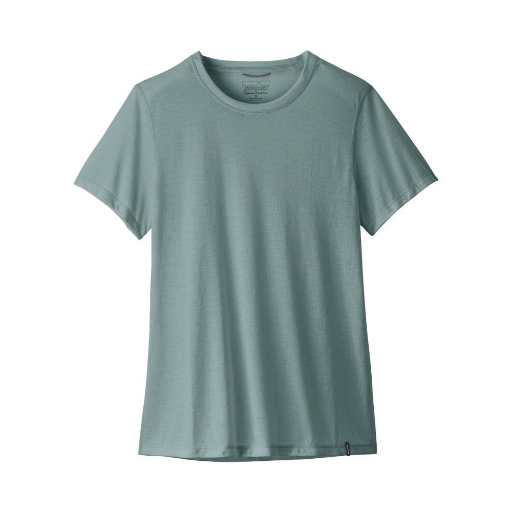 Patagonia W'S Cap Cool Trail Shirt Tops in Blue Color