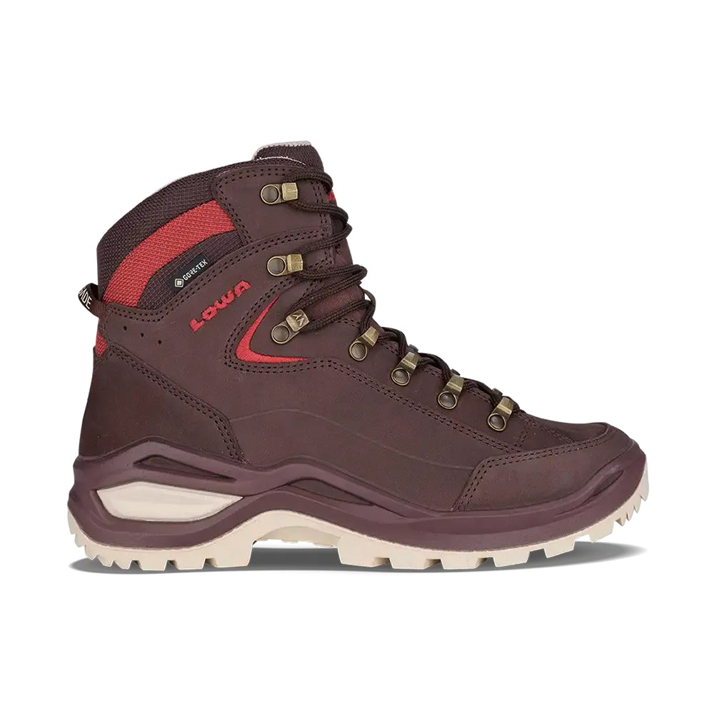 Lowa Renegade Evo GORE-Tex Mid Ws Boots in Brown Color