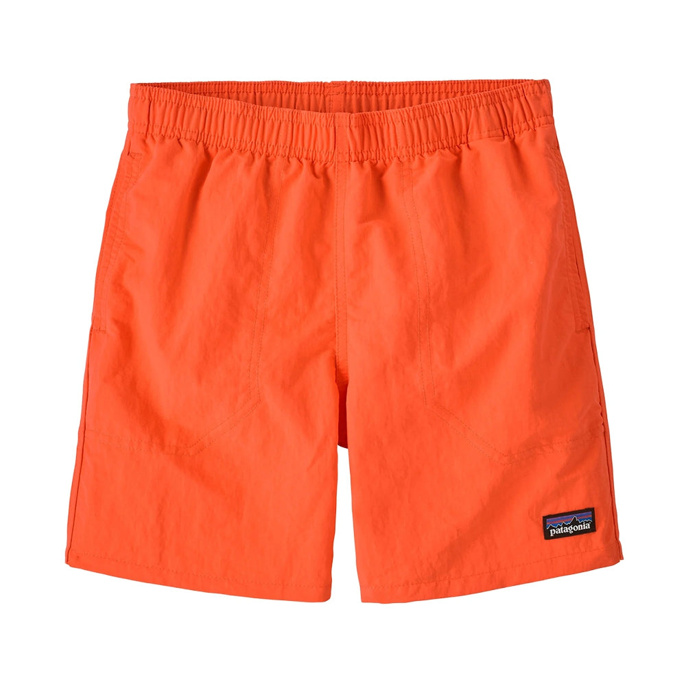 Patagonia Boys' Baggies Shorts - 5 Swimsuits in Orange Color