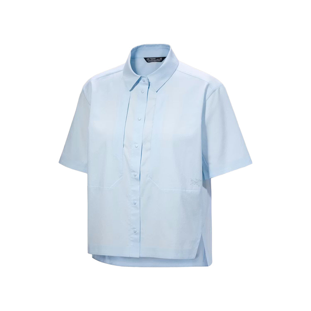 Arc'Teryx Sima Shirt short sleeve W Tops in Blue Color