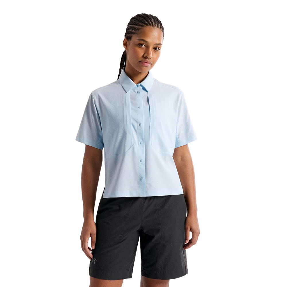 Arc'Teryx Sima Shirt short sleeve W Tops in Blue Color