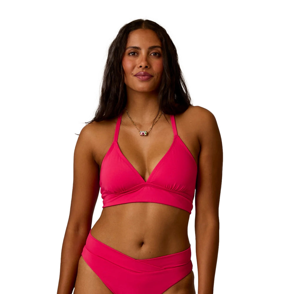 Carve Designs Mae Bottom Swimsuits in Pink Color