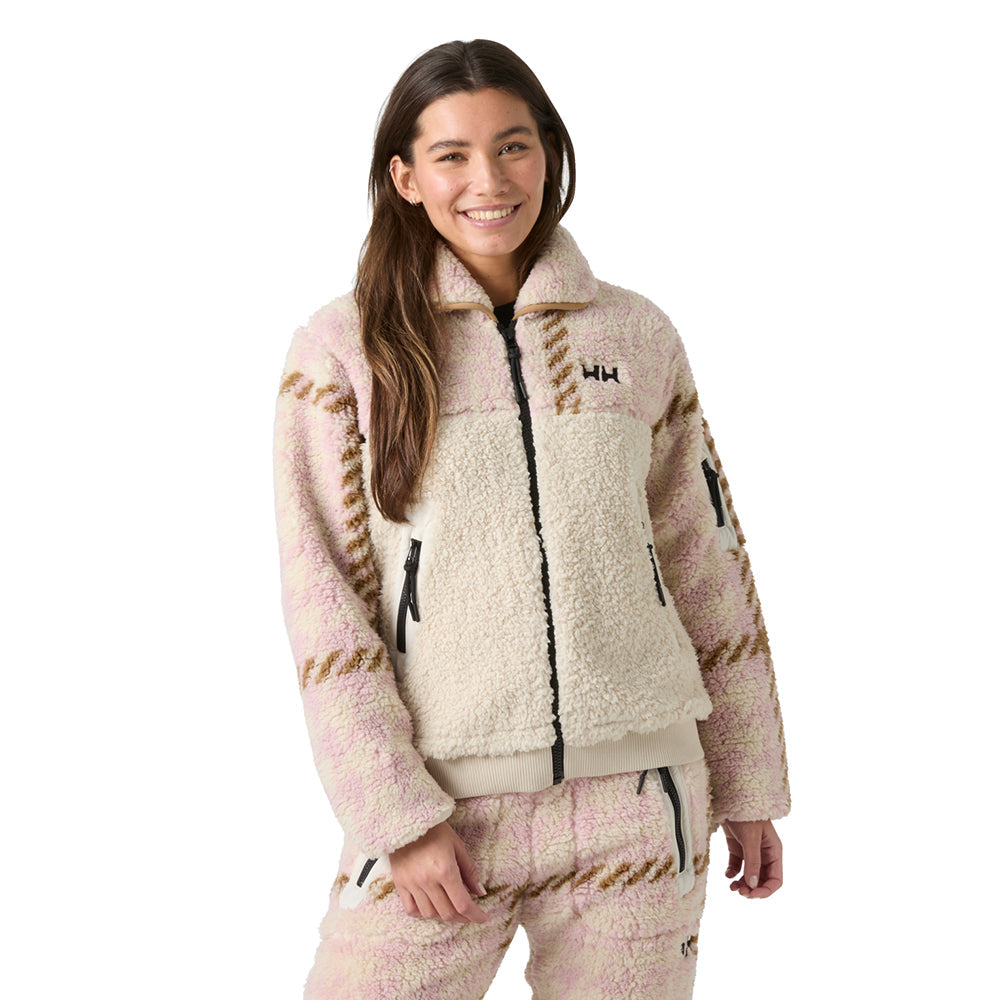 W MOONLIT PILE JKT | 079-PNKSHK