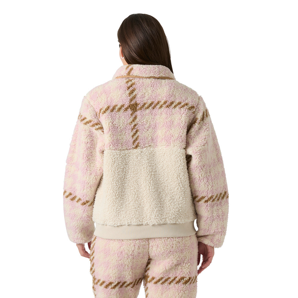 W MOONLIT PILE JKT | 079-PNKSHK