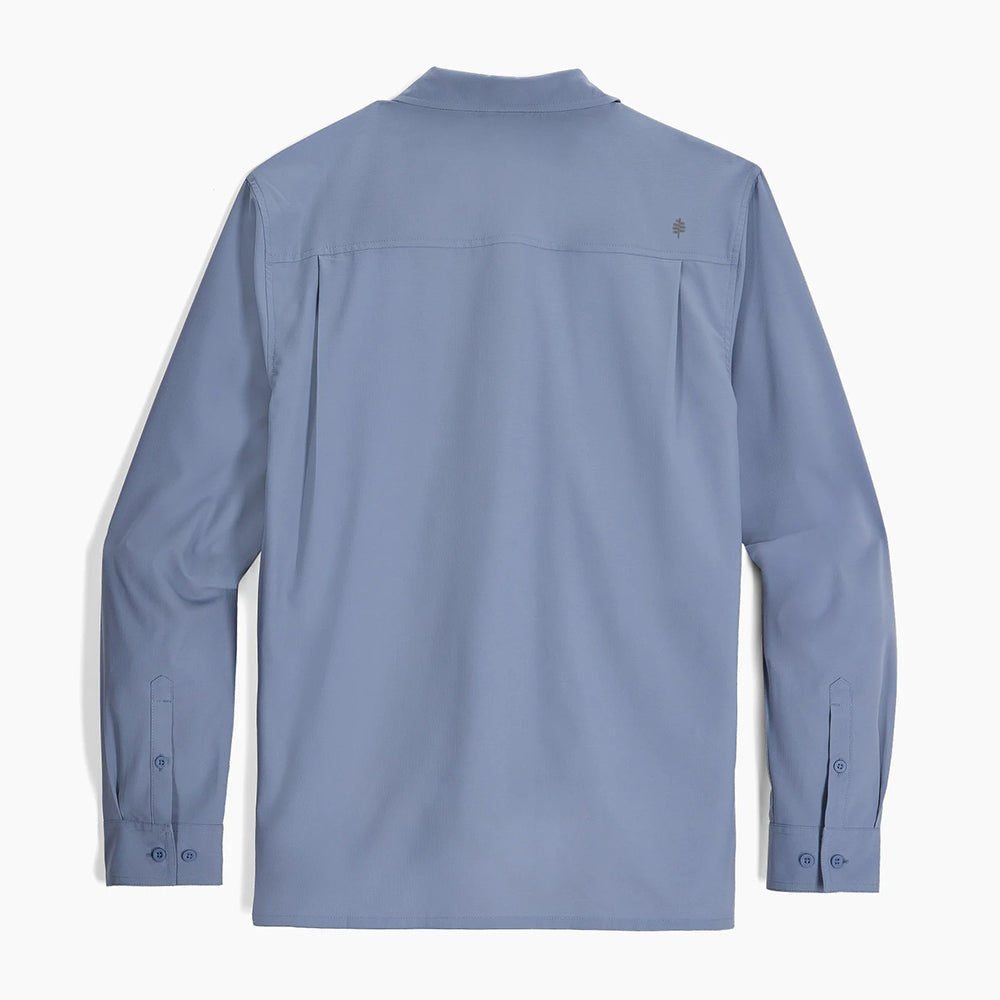 Royal Robbins Expedition 111 Ls Bug M Tops in Blue Color