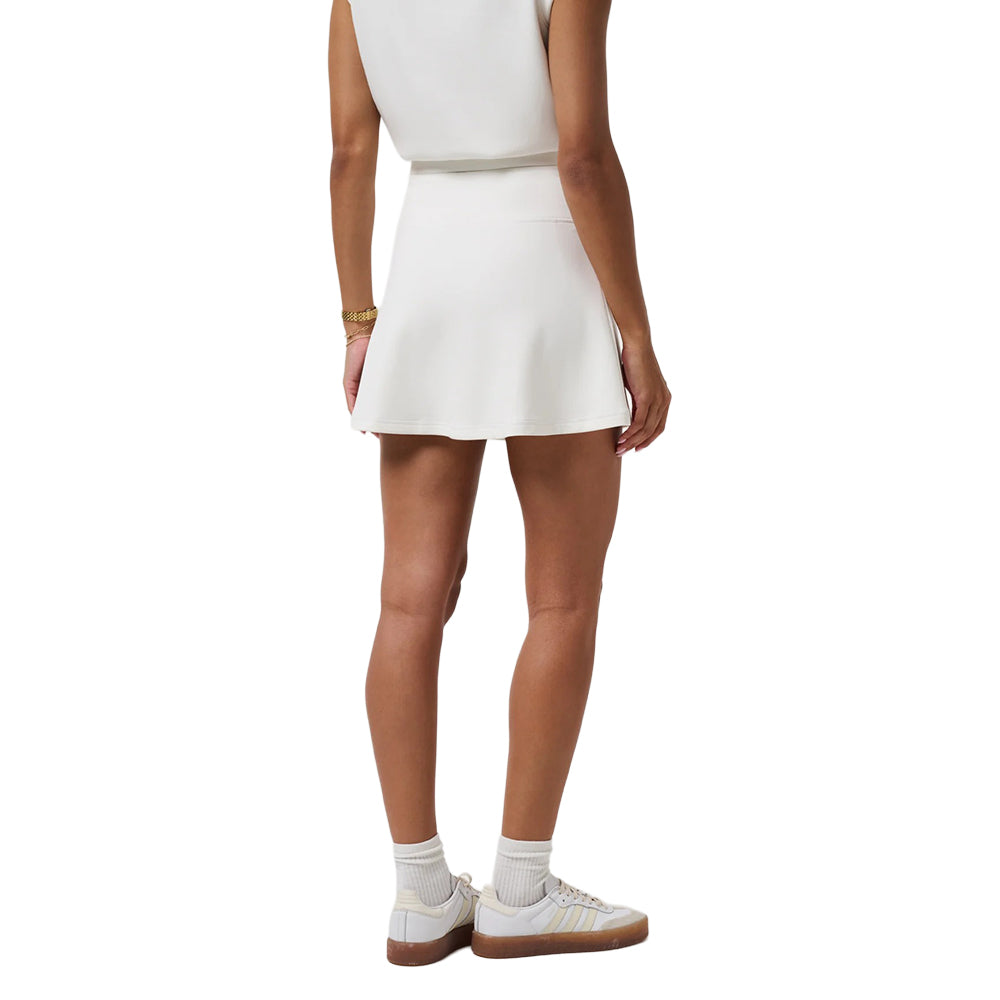 Travis Matthew Skyloft Soft A-Line Shorts in White Color