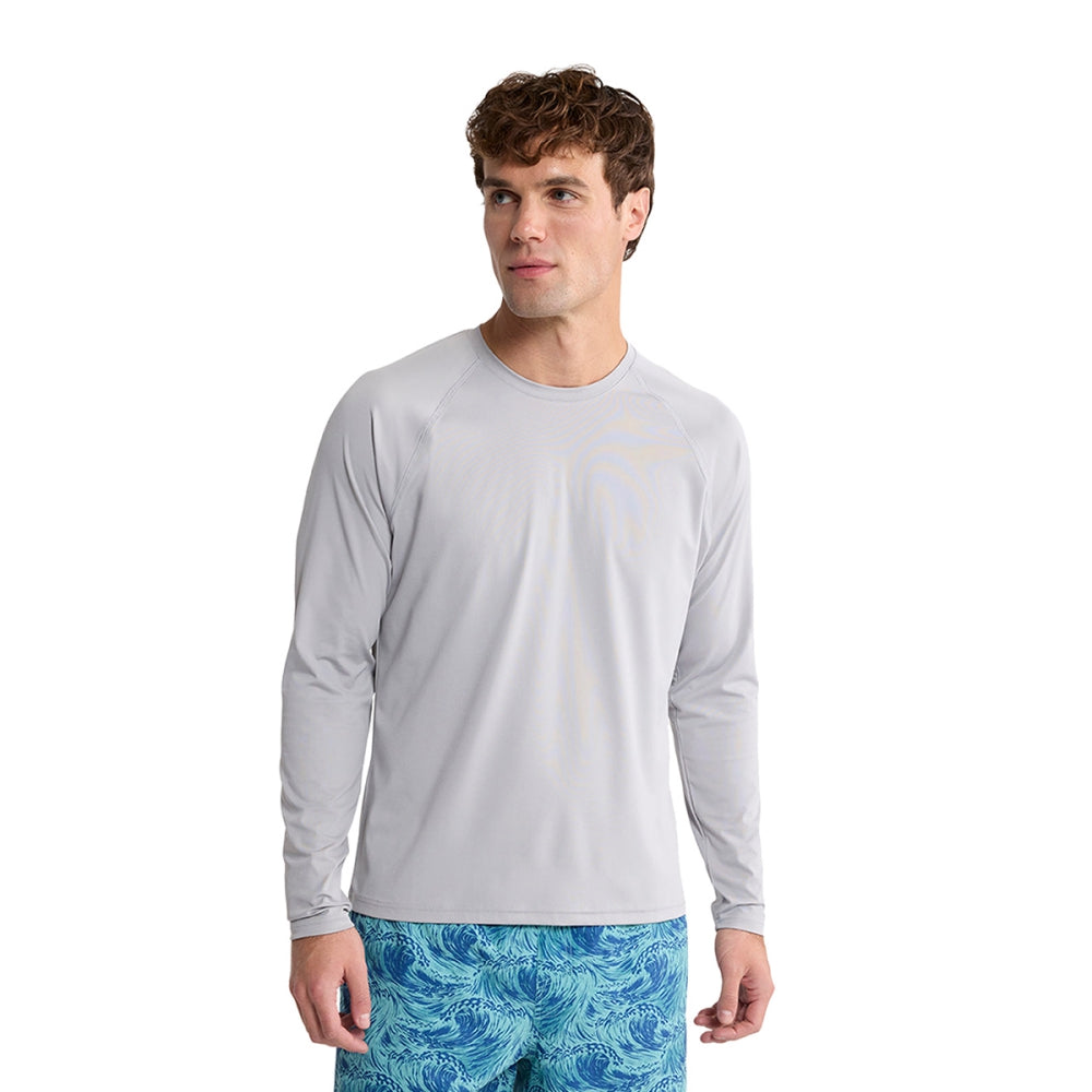 Fair Harbor Anchor Rashguars L/S Swimsuits in Grey Color