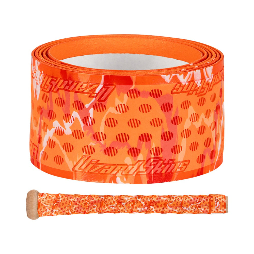 Lizard Skins Dsp Ultra Grip 1.8 Camo Baseball & Softball Accessories in Orange Color
