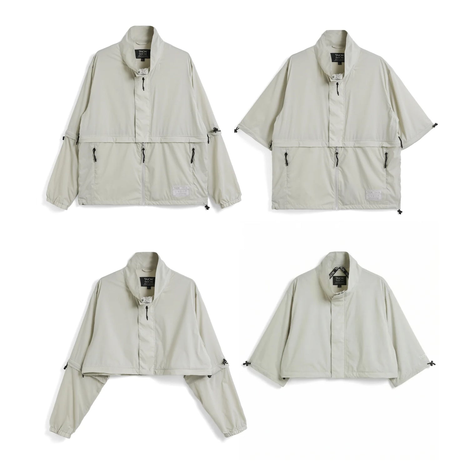 Taion W Convertible Jkt Pullover in Green Color