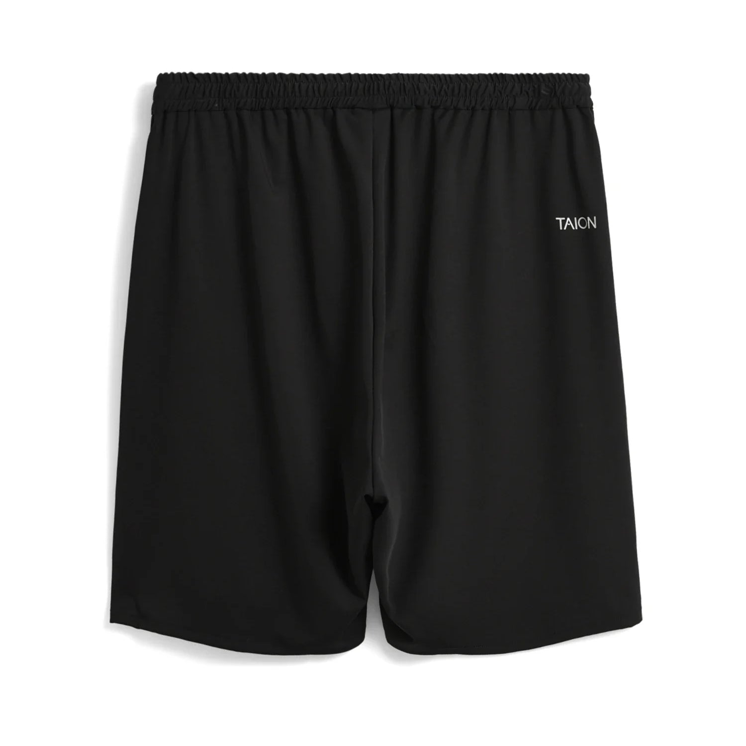 Taion M Short Elastic Waist Shorts in Black Color