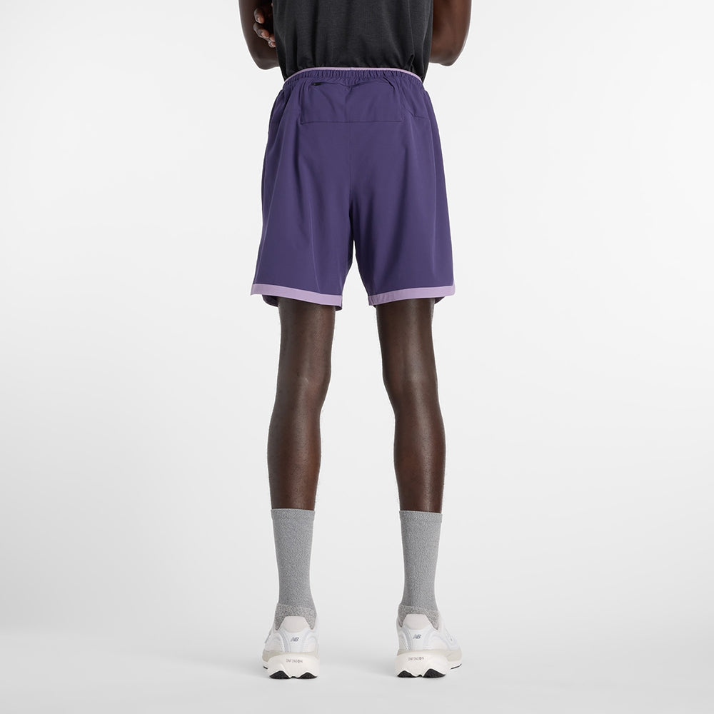 New Balance Rc Essential Short 7In Shorts in Blue Color
