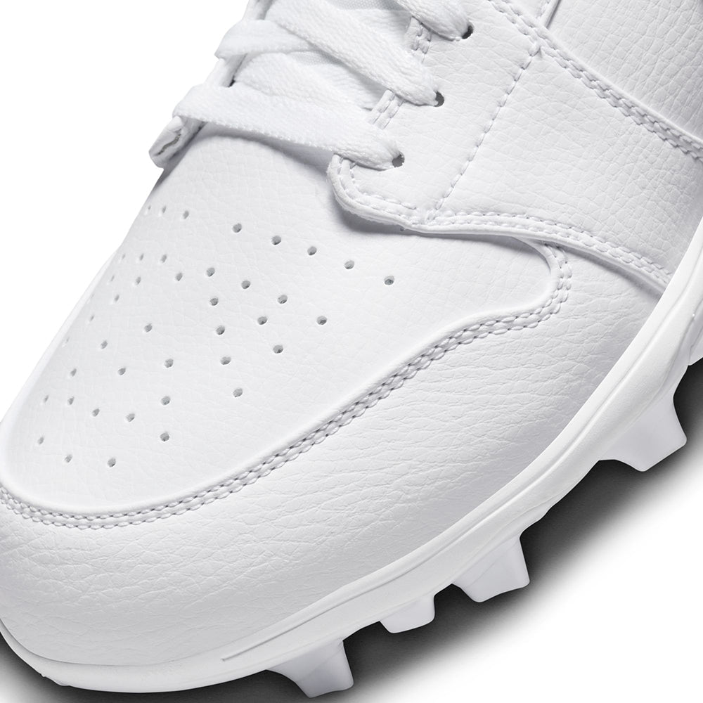 Jordan 1 Mid Td Fb Cleat Football Cleats in White Color