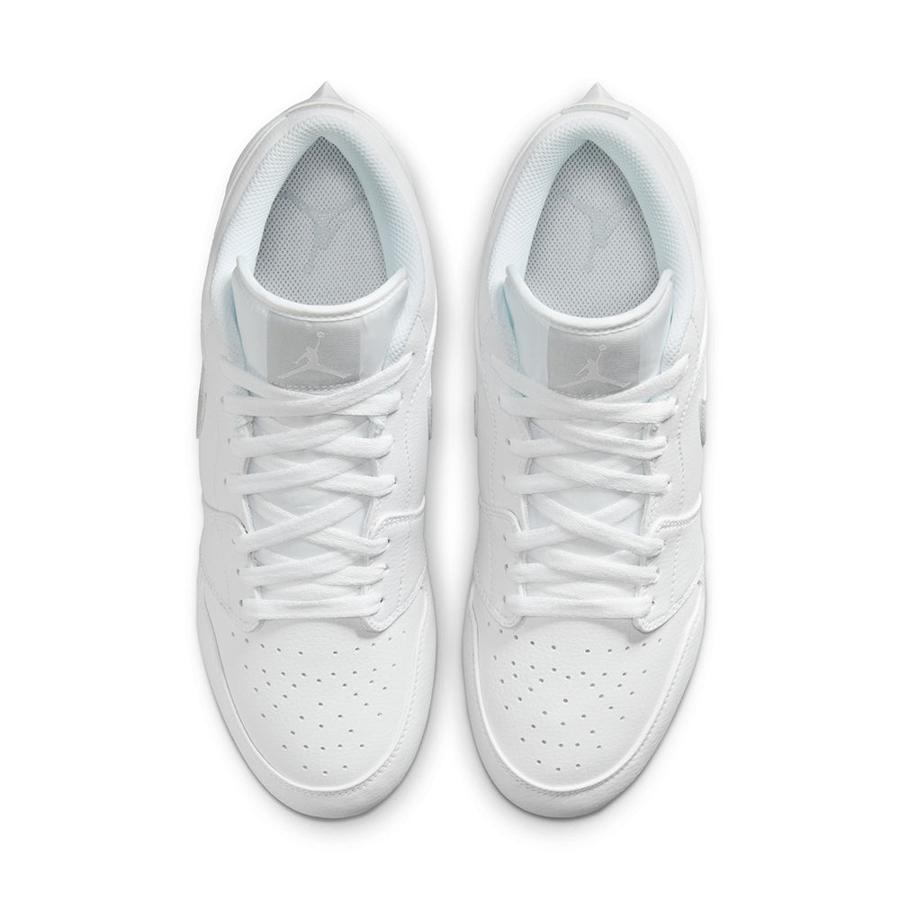 Jordan 1 Low Td Fb Cleat Football Cleats in White Color