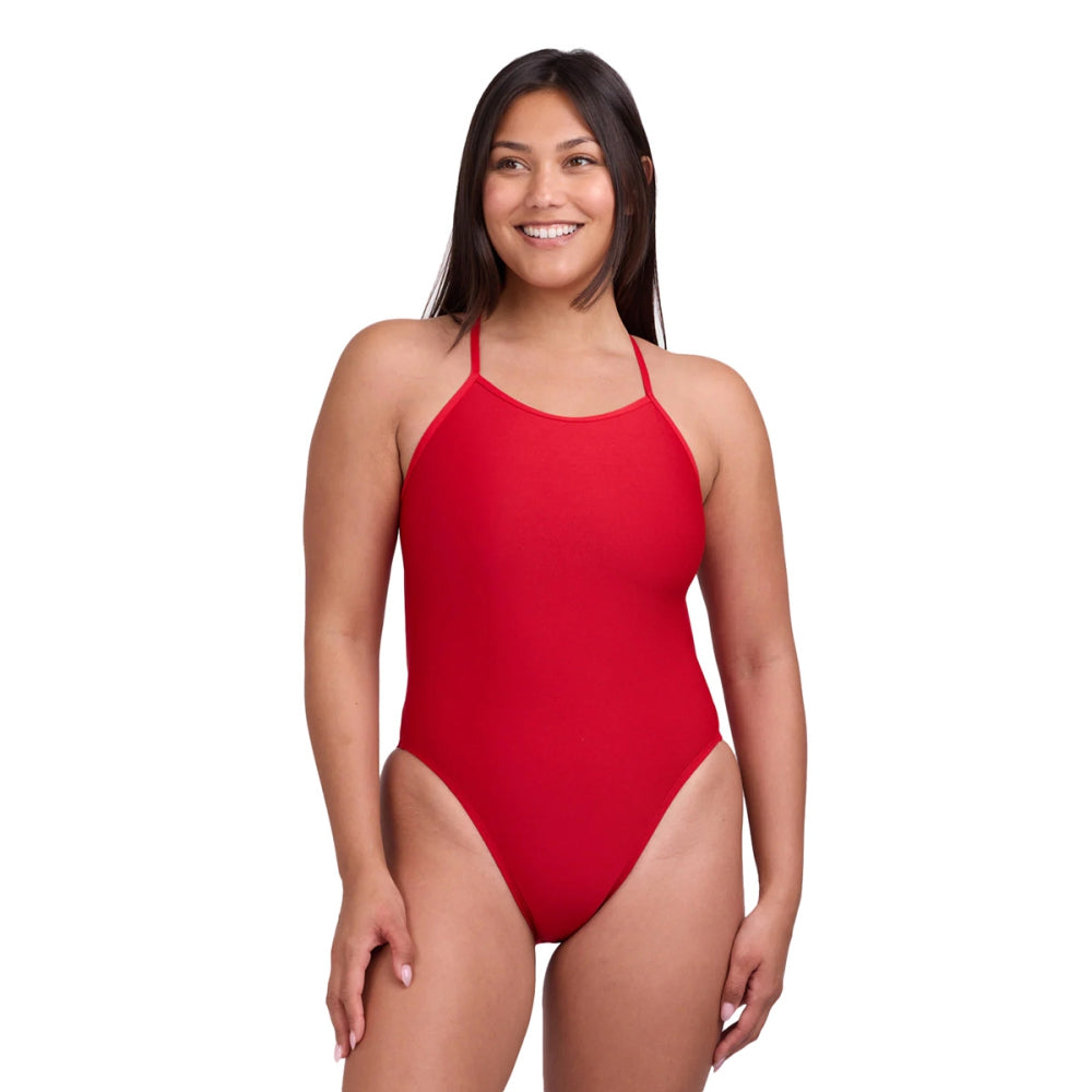 Jolyn 2 Swim Onesie Swimsuits in Red Color