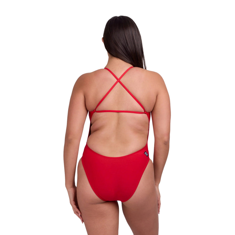 Jolyn 2 Swim Onesie Swimsuits in Red Color