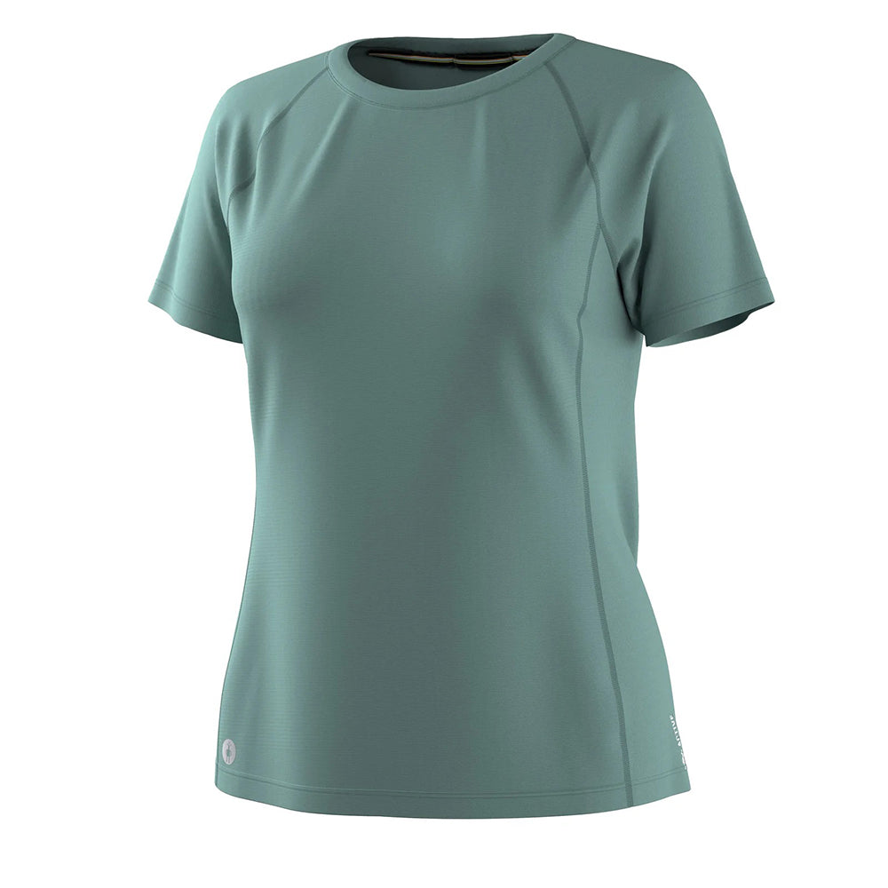 Smartwool W Merino Sport 120 S/S Tops in Blue Color