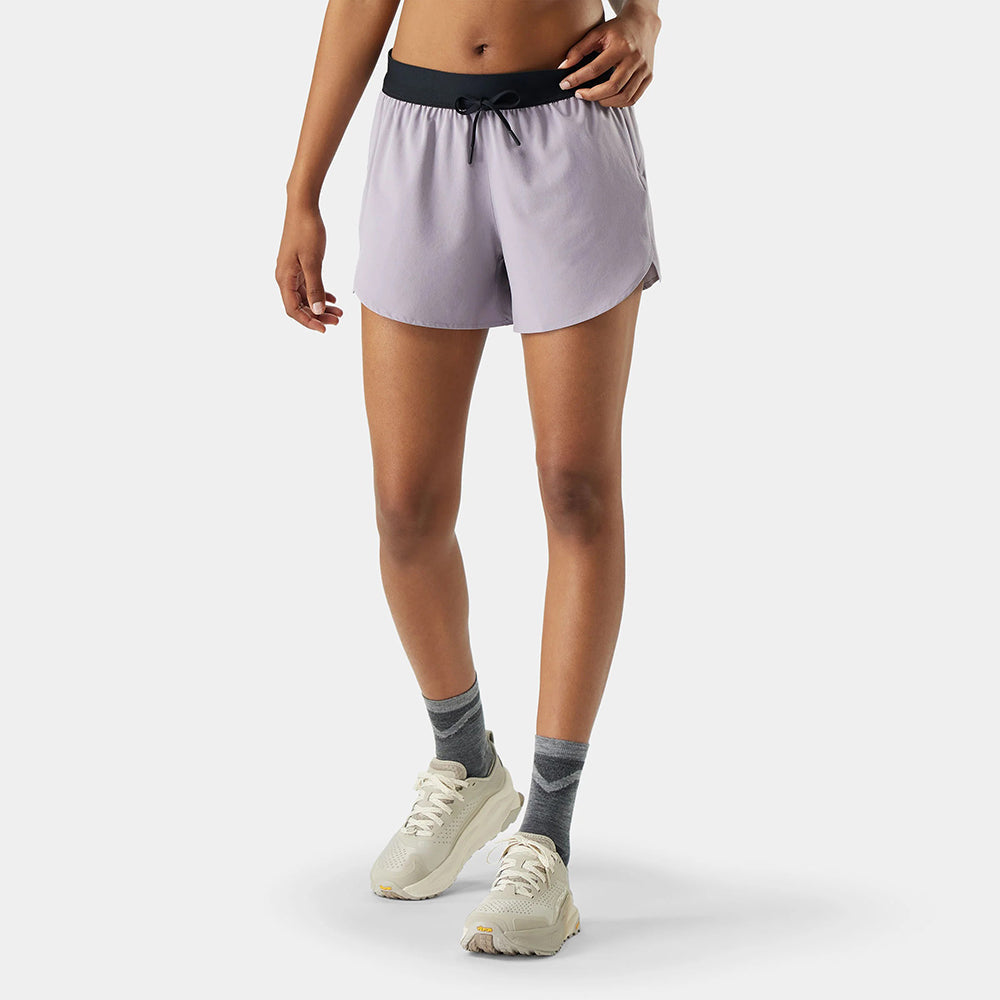 Smartwool W Active Lined 4In Short in Purple Color