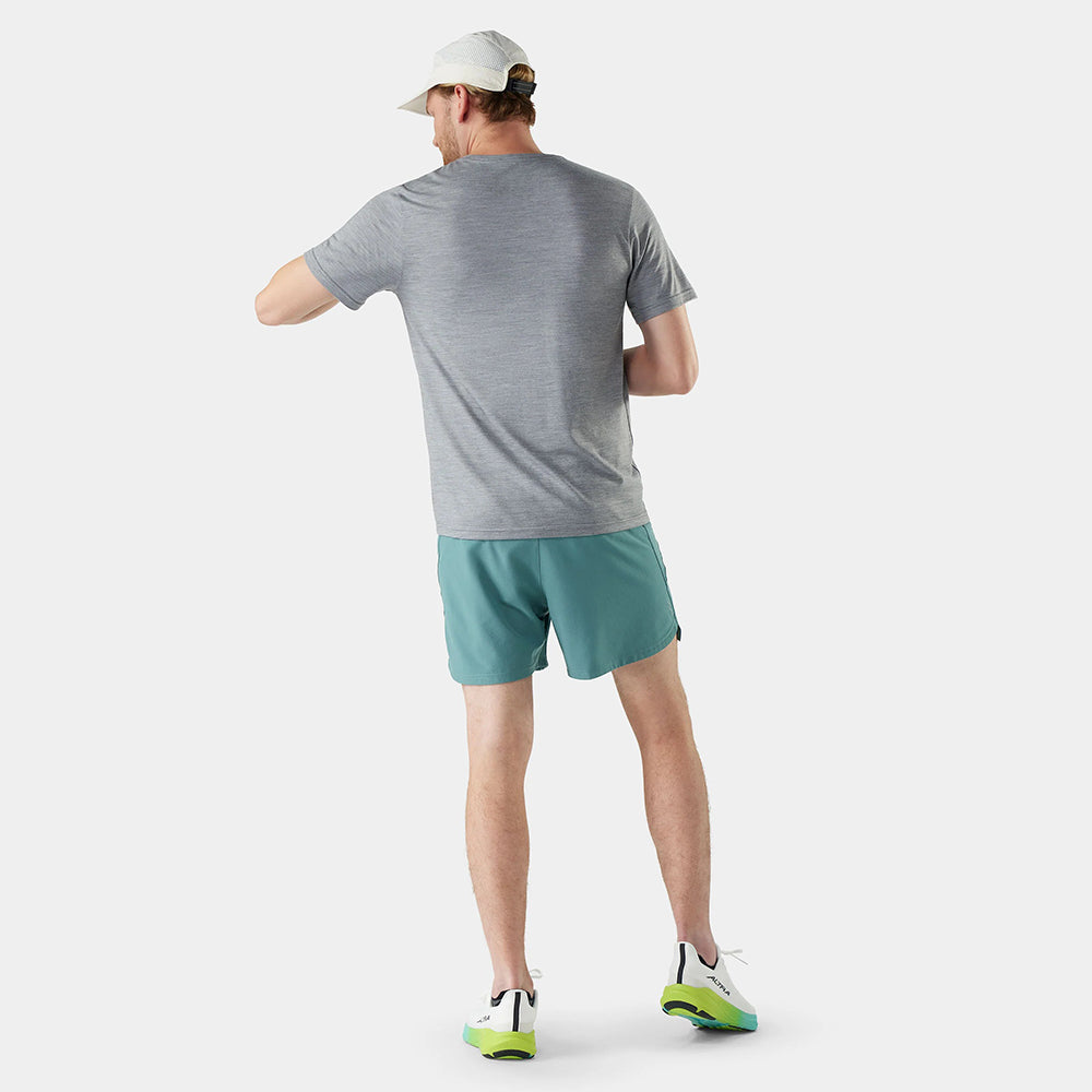 Smartwool M Active Lined 5In Short in Blue Color