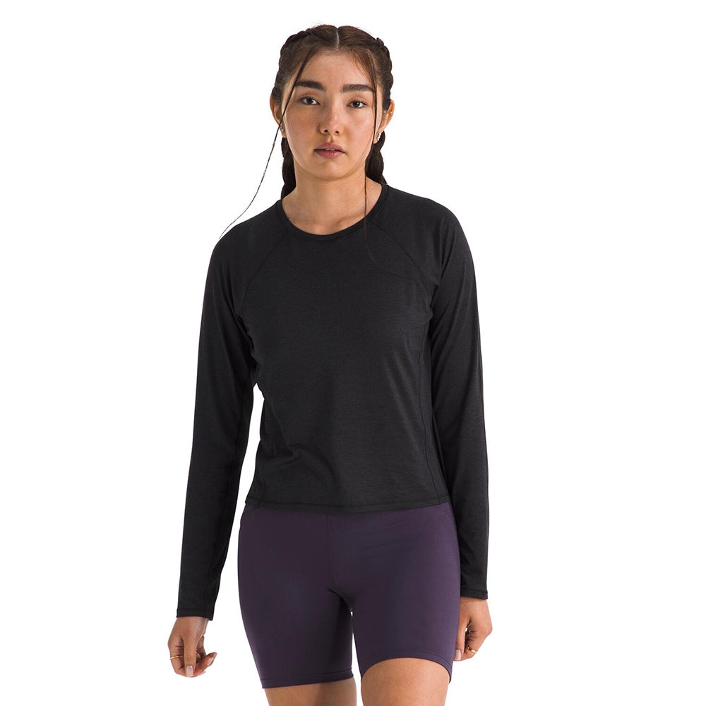 The North Face Womens Jaida L/S Tops in Black Color