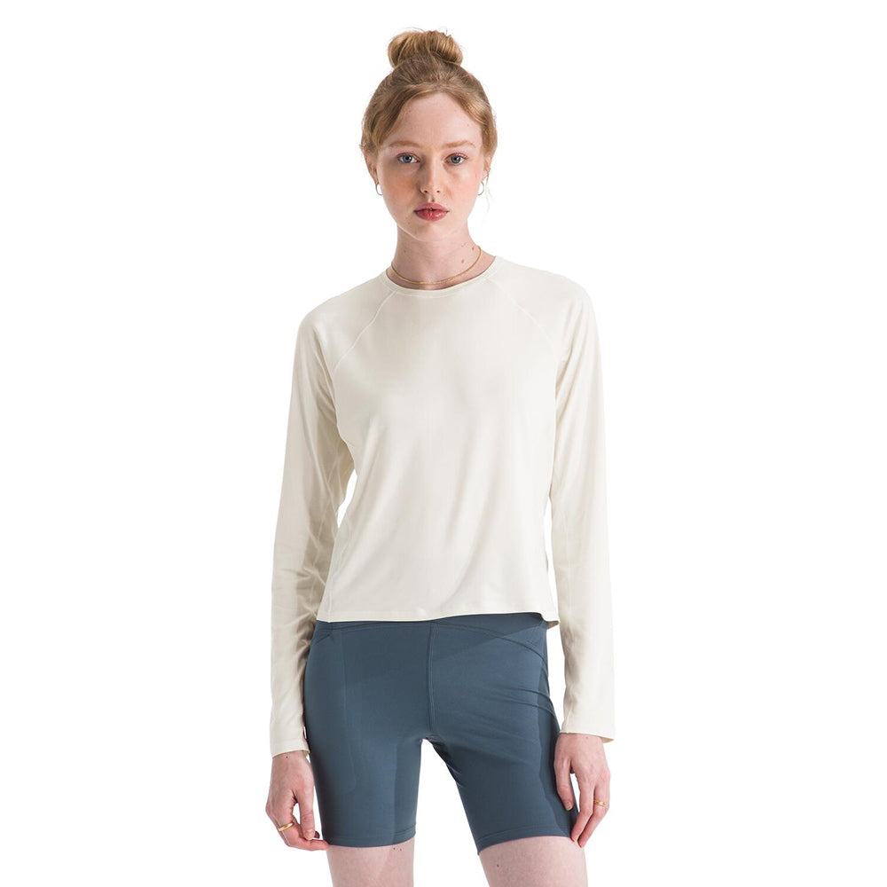 The North Face Womens Jaida L/S Tops in White Color