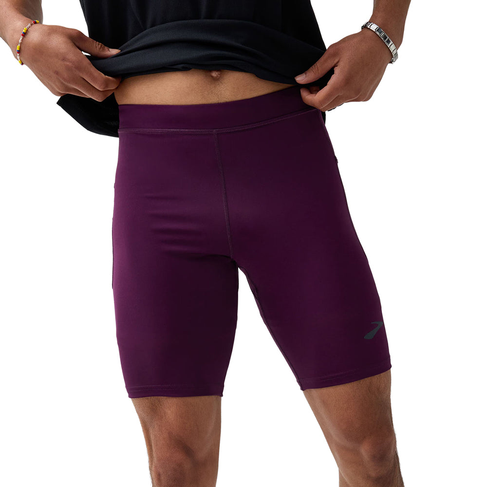 Brooks Source 9 Short Tight Shorts in Purple Color