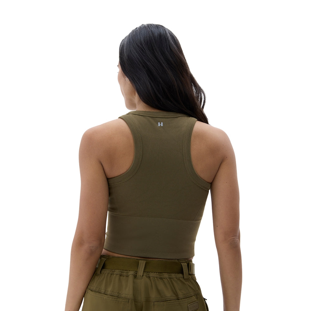 Halfdays Sunn Rackerback Top in Green Color