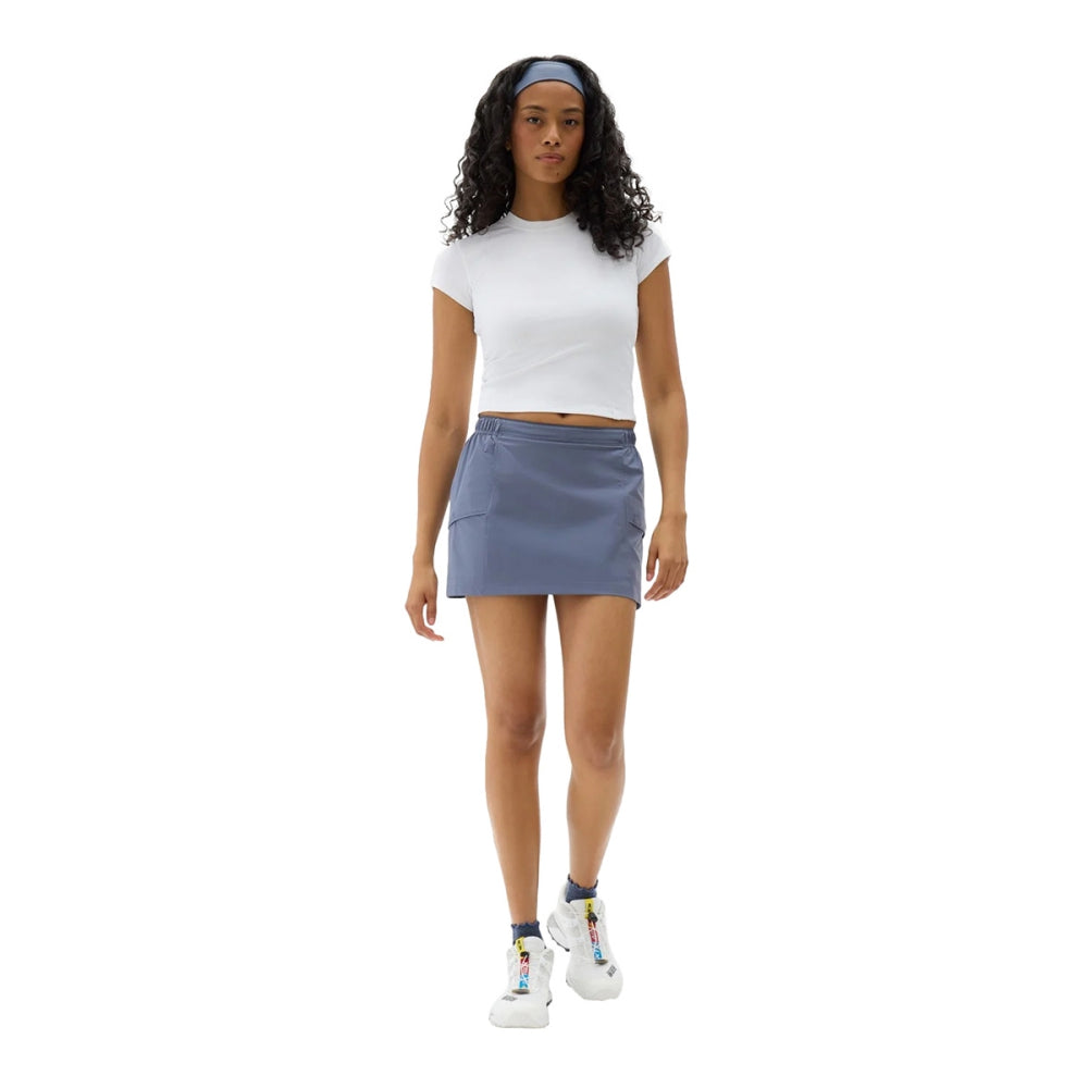 Halfdays Gwen Skort Skirts in Blue Color