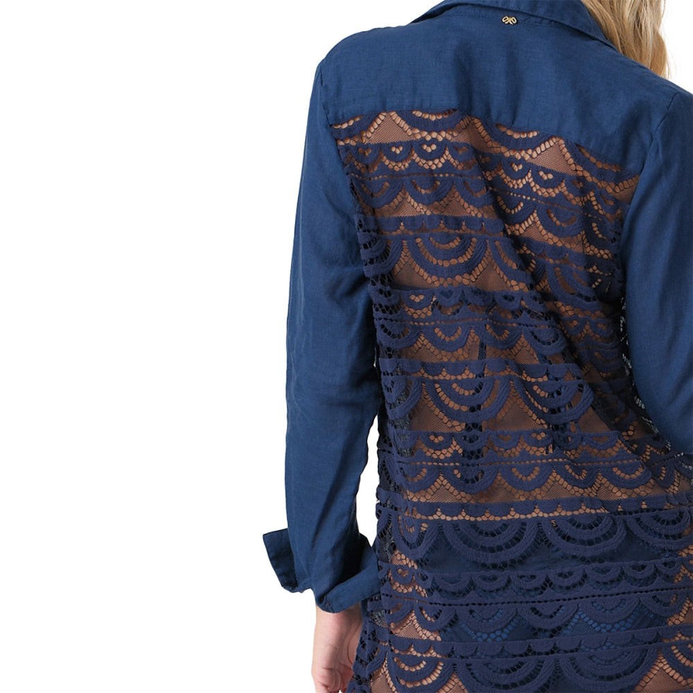 LACE MILLIE TIE TUNIC | WISTERIA