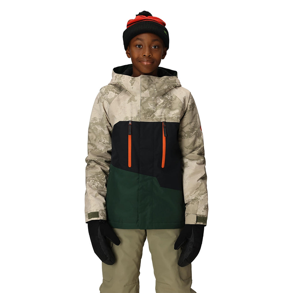 686 Outerwear Kids Geo Insulated Jk Skiing & Snowboarding Jackets in White Color
