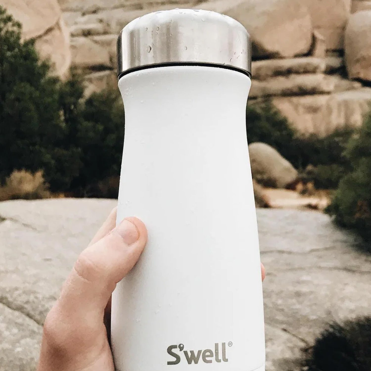 S'Well Moonstone Traveler 16 Oz Water Bottles in White Color