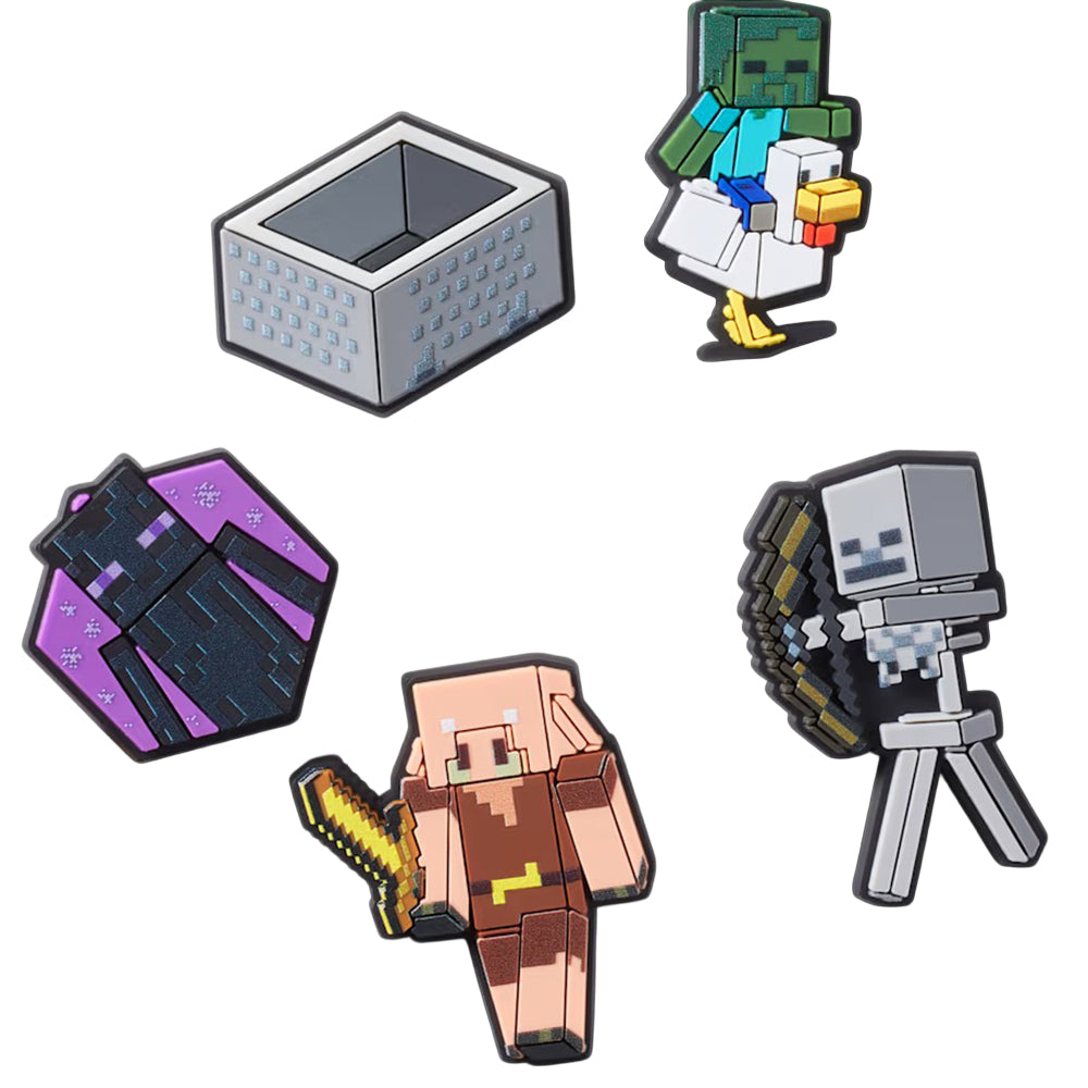 Crocs Minecraft 5 Pck Footwear Accessories in No Color
