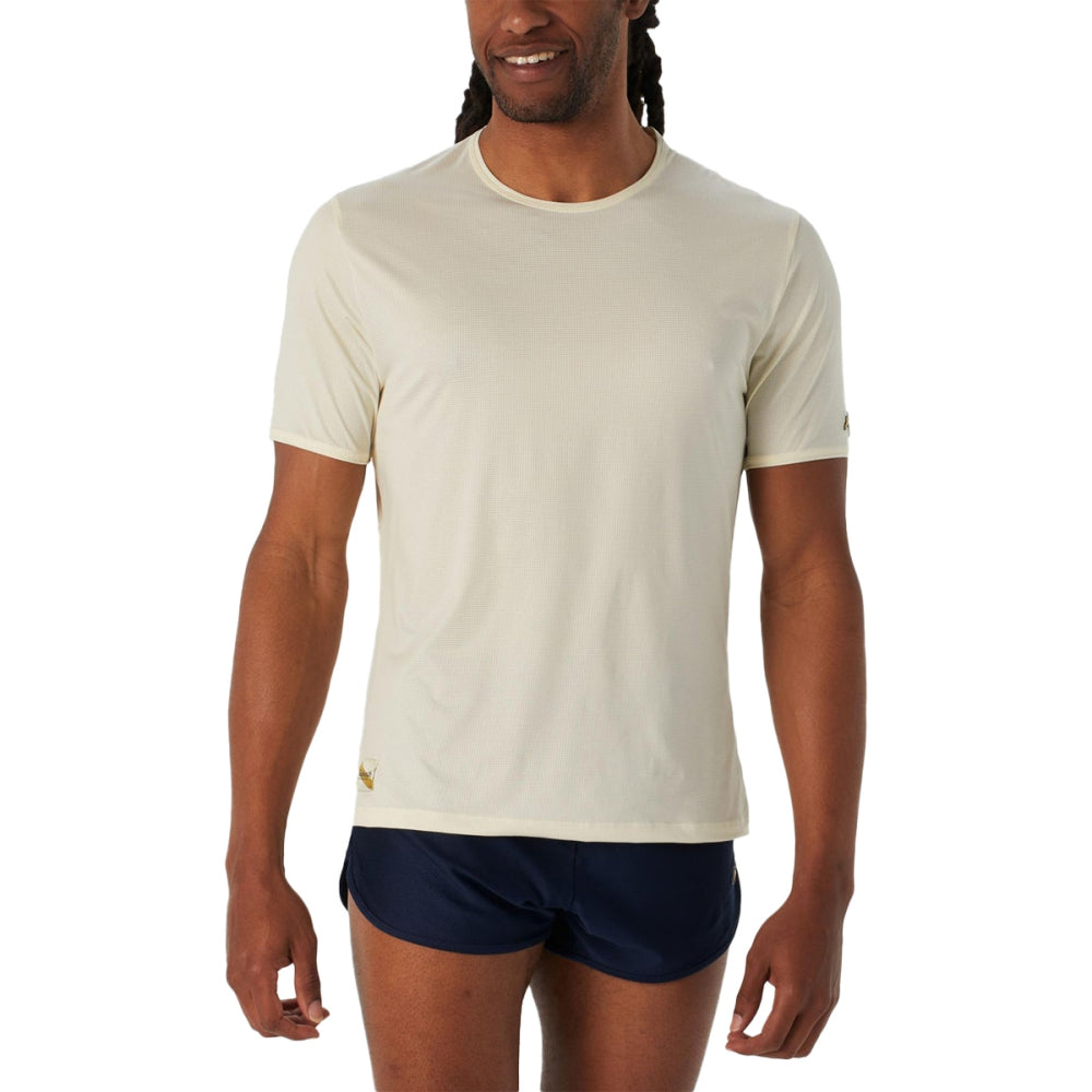 Tracksmith Twilight Tee Tops in White Color